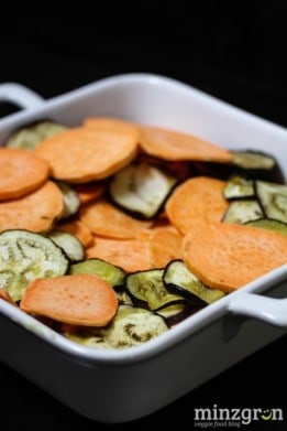 vegane Moussaka mit Béchamelsauce