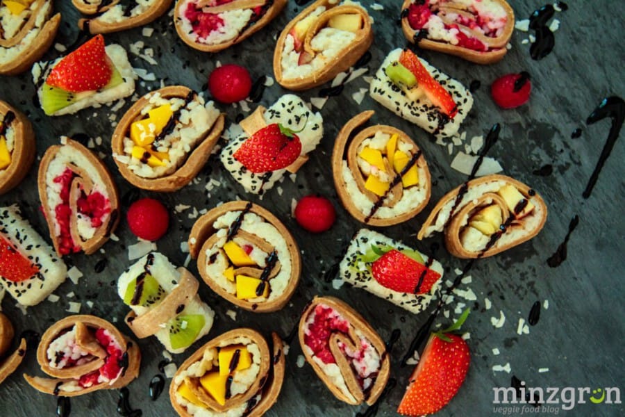 Vegetarisches Sushi Frushi