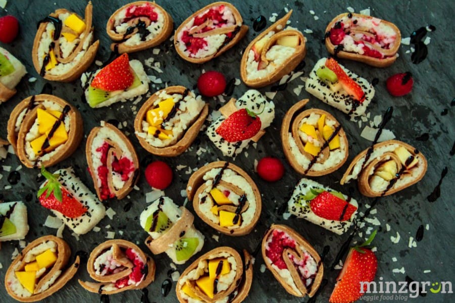 Vegetarisches Sushi Frushi