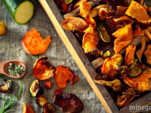 Gemüsechips ohne Fett