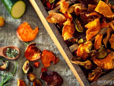 Gemüsechips ohne Fett