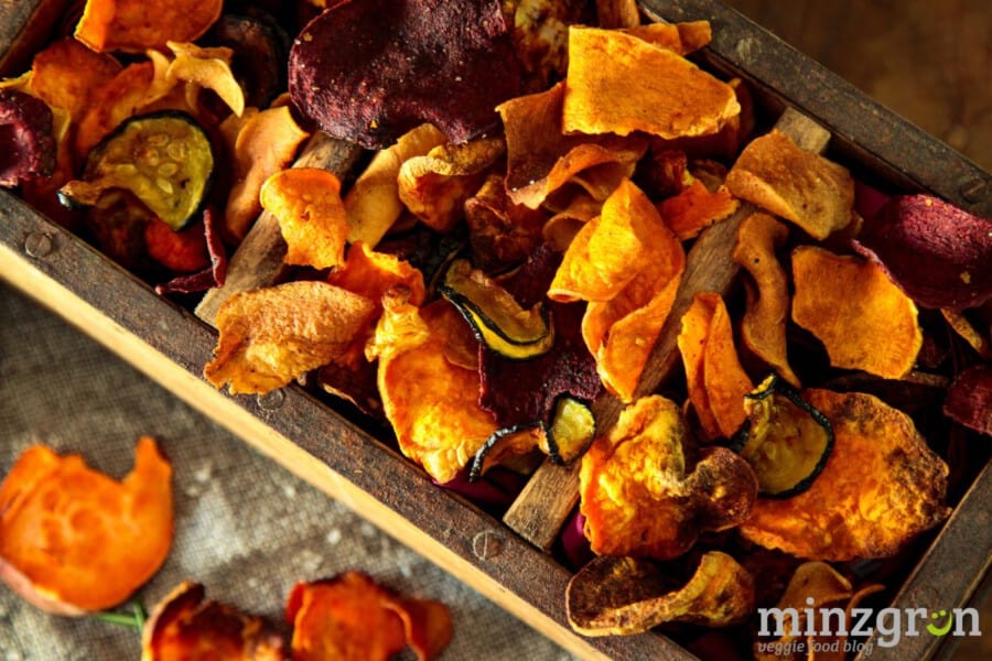 Gemüsechips ohne Fett