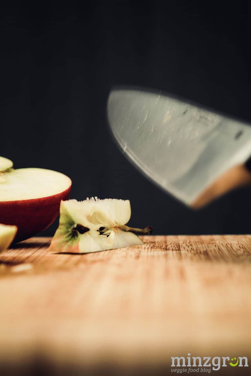 Buchweizen-Apfelkuchen mit Vanillepuddingfüllung