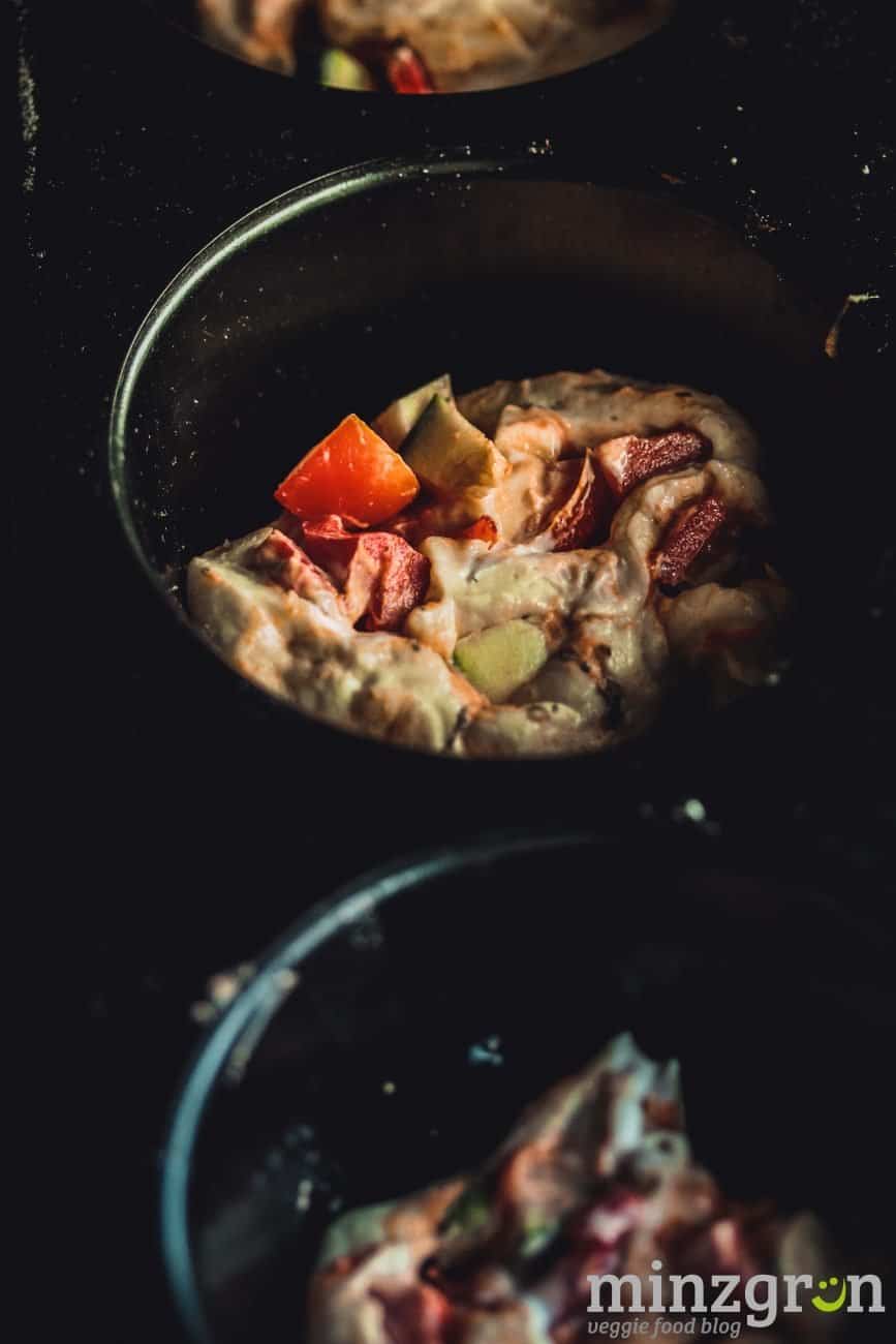 vegane Pizzaschnecken