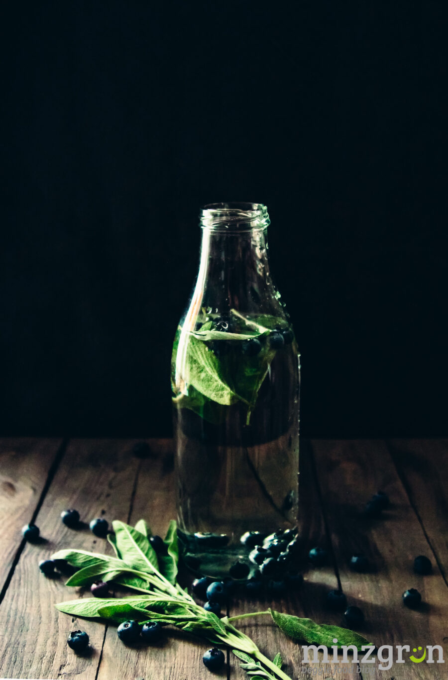 Salbei Heidelbeer Wasser